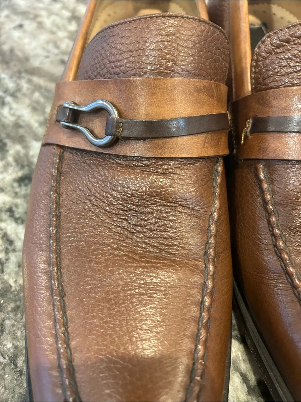 Franco Cuadra Men's deer Leather shoes 28.5 euro have wear scuffs